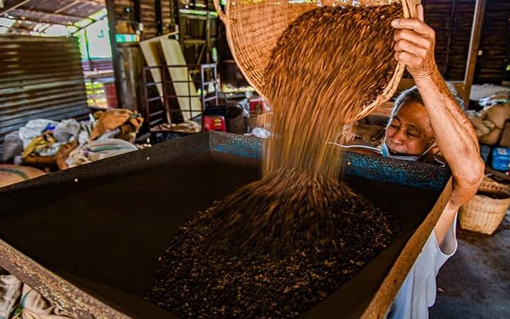 Sepang Attraction - roasting coffee beans
